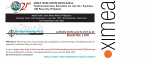 AFEXshow 2012 Philippines XIMEA Vital invitation
